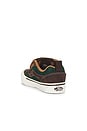 view 3 of 6 Kids Knu Skool in Suede Brown & Green