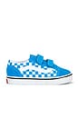 view 1 of 6 SNEAKERS OLD SKOOL V in Color Theory Checkerboard Bright Azure