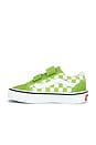 view 5 of 6 ZAPATILLA DEPORTIVA OLD SKOOL V in Color Theory Checkerboard Lime Burst