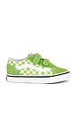 view 1 of 6 ZAPATILLA DEPORTIVA OLD SKOOL V in Color Theory Checkerboard Lime Burst