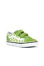view 2 of 6 ZAPATILLA DEPORTIVA OLD SKOOL V in Color Theory Checkerboard Lime Burst