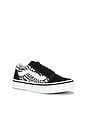 view 2 of 6 Kids Old Skool Sneaker in Warp Black & Marshmallow