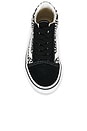 view 4 of 6 Kids Old Skool Sneaker in Warp Black & Marshmallow