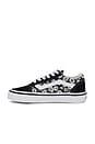view 5 of 6 Kids Old Skool in Daisies Black & True White