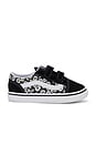 view 1 of 6 Toddler Old Skool V in Daisies Black & White