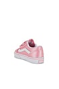 view 3 of 6 Toddler Old Skool V in Satin Rose Pink & White