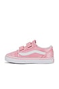 view 5 of 6 Toddler Old Skool V in Satin Rose Pink & White