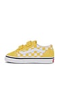 view 5 of 6 Toddler Old Skool V in Checkerboard Banana Cream