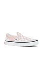 view 2 of 6 Kids Classic Slip-On in Color Theory Checkerboard Sepia Rose