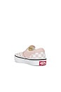 view 3 of 6 Kids Classic Slip-On in Color Theory Checkerboard Sepia Rose