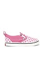 view 1 of 5 Toddler Slip-on V in Color Theory Checkerboard Pink Fizz