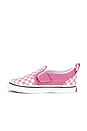 view 5 of 5 Toddler Slip-on V in Color Theory Checkerboard Pink Fizz