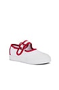 view 2 of 6 Toddler Mary Jane in White & Red