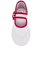 view 4 of 6 Toddler Mary Jane in White & Red