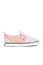 view 1 of 6 SNEAKERS SLIP ON in Powder Pink & True White