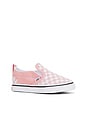 view 2 of 6 SNEAKERS SLIP ON in Powder Pink & True White
