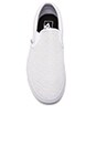 view 4 of 6 Classic Slip-On Perf Leather in White