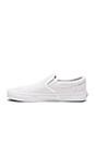 view 5 of 6 Classic Slip-On Perf Leather in White