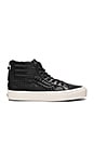 view 1 of 6 SK8 Hi Zip Weave DX in Black