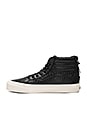 view 5 of 6 SK8 Hi Zip Weave DX in Black