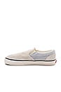 view 5 of 6 Classic Slip-On Fuzzy Suede in Birch & Ballad Blue