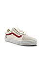 view 1 of 6 Old Skool in Vintage White & Rococco Red