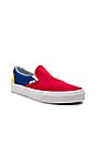 view 1 of 6 Yacht Club Classic Slip-On in Red & Blue & Yellow
