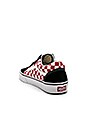 view 3 of 6 Checkerboard Old Skool in Black & Red
