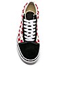 view 4 of 6 Checkerboard Old Skool in Black & Red