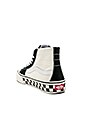 view 3 of 6 Sk8-Hi 138 Decon SF in Black & White & Checker