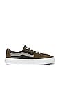 view 1 of 6 U Sk8-low Sneaker in Olive & Black