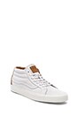 view 2 of 6 California Sk8 Mid Nappa Leather in True White