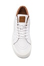 view 3 of 6 California Sk8 Mid Nappa Leather in True White