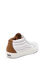 view 4 of 6 California Sk8 Mid Nappa Leather in True White