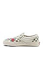 view 5 of 6 Slip-On Rose Embroidery in Marshmallow & Turtledove