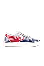 view 1 of 6 Comfycush Slip Skool in True Navy & Red