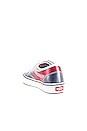 view 3 of 6 Comfycush Slip Skool in True Navy & Red