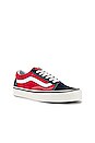 view 2 of 6 BASKETS BASSES OLD SKOOL 36 DX in OG Navy & OG Red