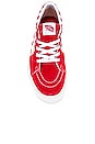 view 4 of 6 SK8-Low in Racing Red & Checkerboard