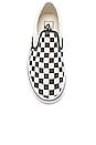 view 4 of 6 Classic Slip On in Black and White Checker & White