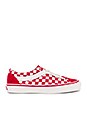 view 2 of 6 Era Bold Checkered Sneaker in Racing Red & Marshmallow