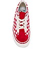 view 4 of 6 Era Bold Checkered Sneaker in Racing Red & Marshmallow