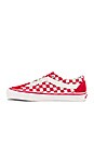 view 5 of 6 Era Bold Checkered Sneaker in Racing Red & Marshmallow