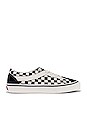 view 1 of 6 Checkered Sneakers in Black & Marshmallow