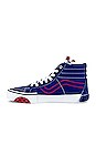 view 5 of 6 Sk8-Hi Reissue Cap in Surf The Web & Racing Red