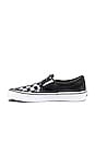view 5 of 8 Classic Slip-On in Checkerboard & Black