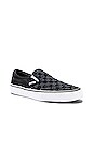 view 7 of 8 SIN CORDONES CLASSIC SLIP-ON in Checkerboard & Black