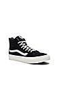 view 2 of 6 SK8-Hi Slim Zip Sneaker in Black & Blanc de Blanc