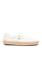 view 1 of 6 Mesh Classic Slip-On Espadrille in True White