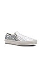 view 2 of 6 Classic Slip On Sneaker in Silver & Blanc De Blanc